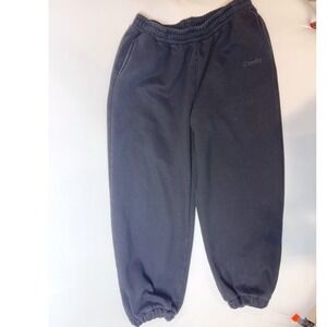 Comfrt Black Sweatpants Heavyweight Fleece Joggers 2XL Oversized Loungewear(417)